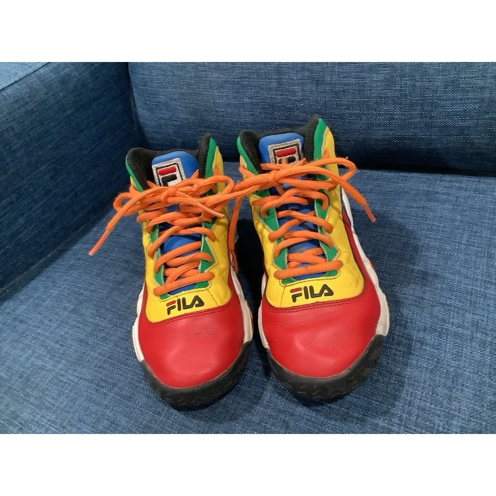 Fila MB Basketball Shoes Size 2 3BM01222-638 Multicolor Retro